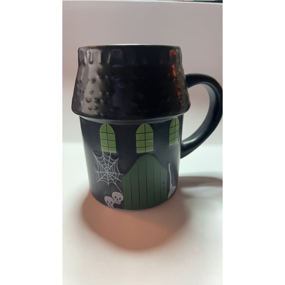 Halloween Haunted House Ceramic Mug